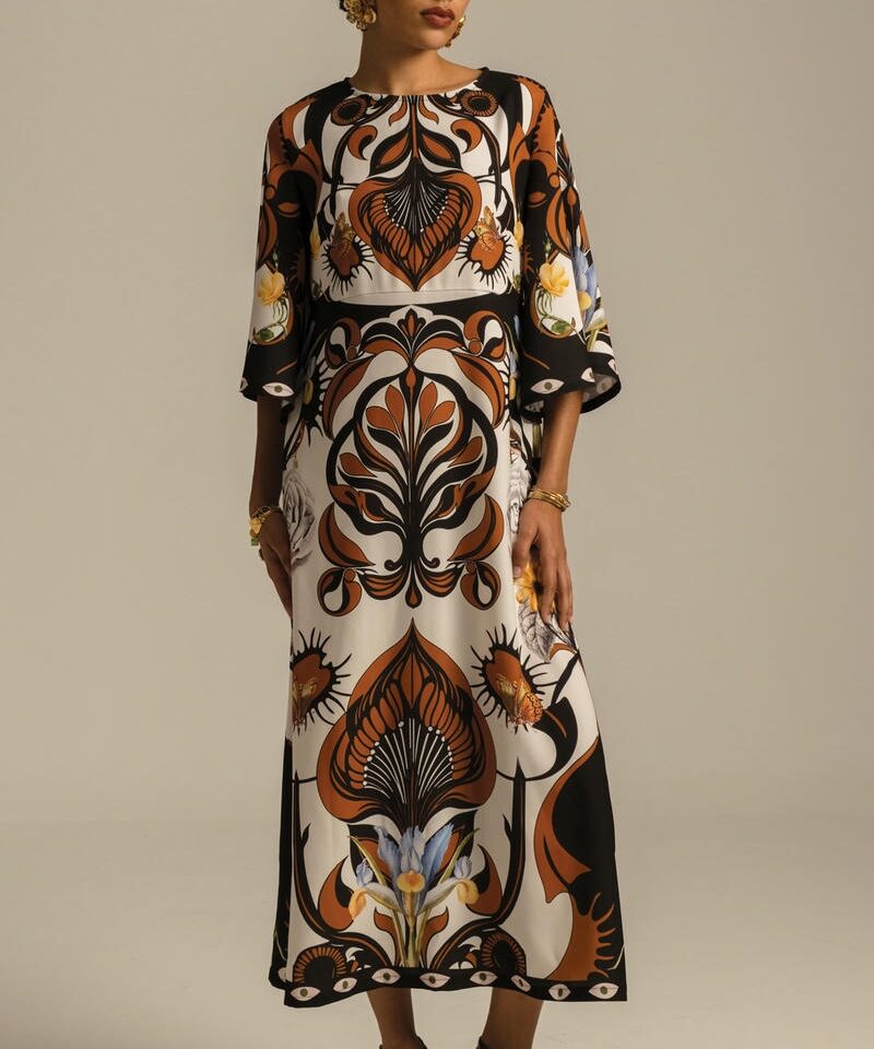 ORNAMENTAL LONG DRESS