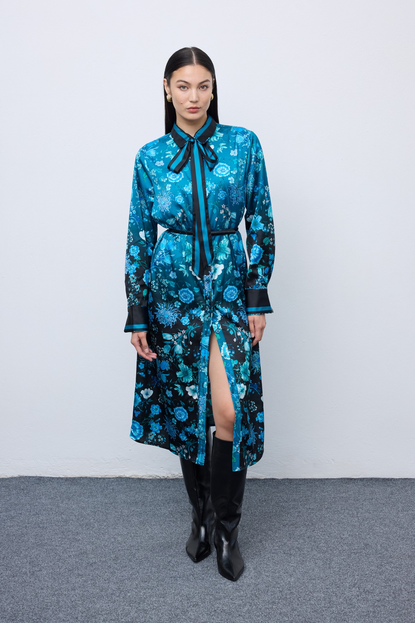 Skyfall Blossom Shirtdress