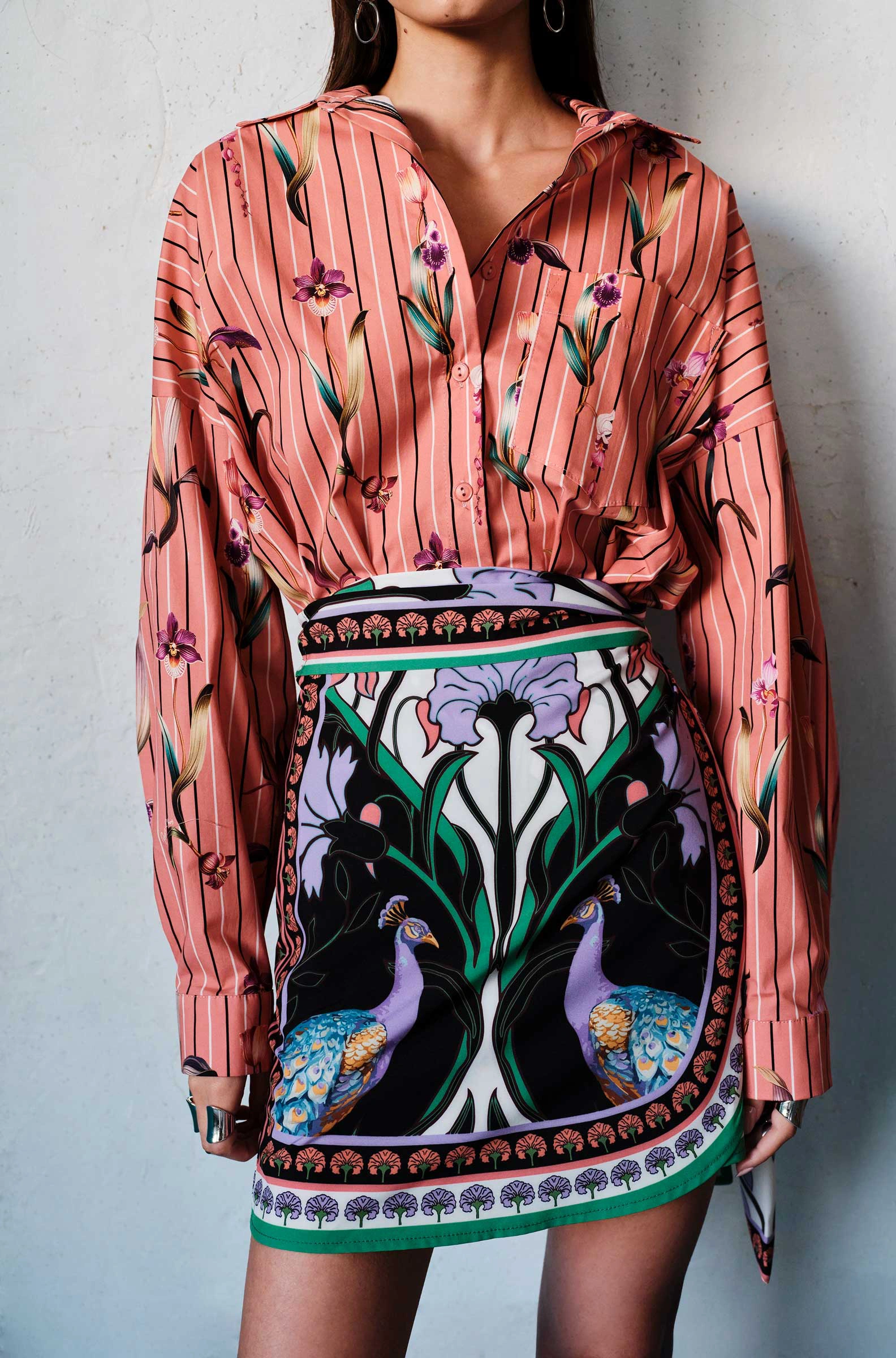 NOSTALGIA WRAP MINI SKIRT - Image 2