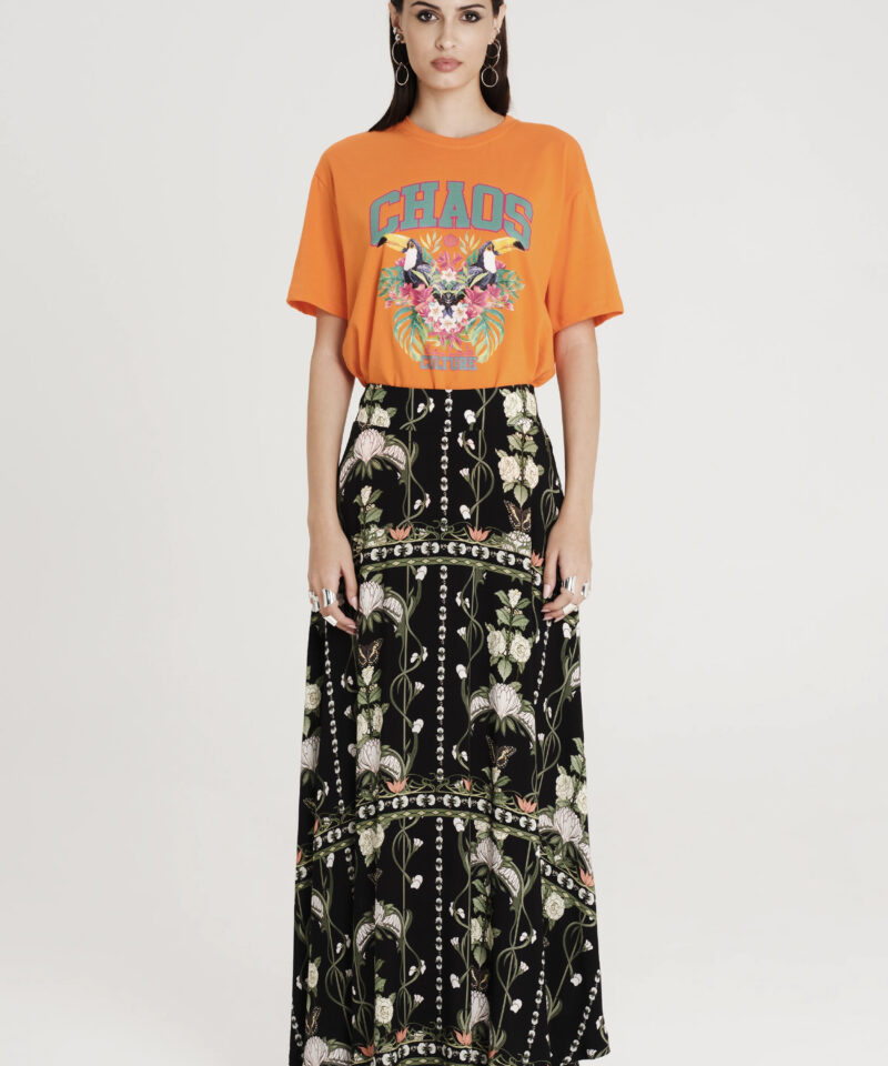 WILDFLOWERS MAXI SKIRT - Viscose