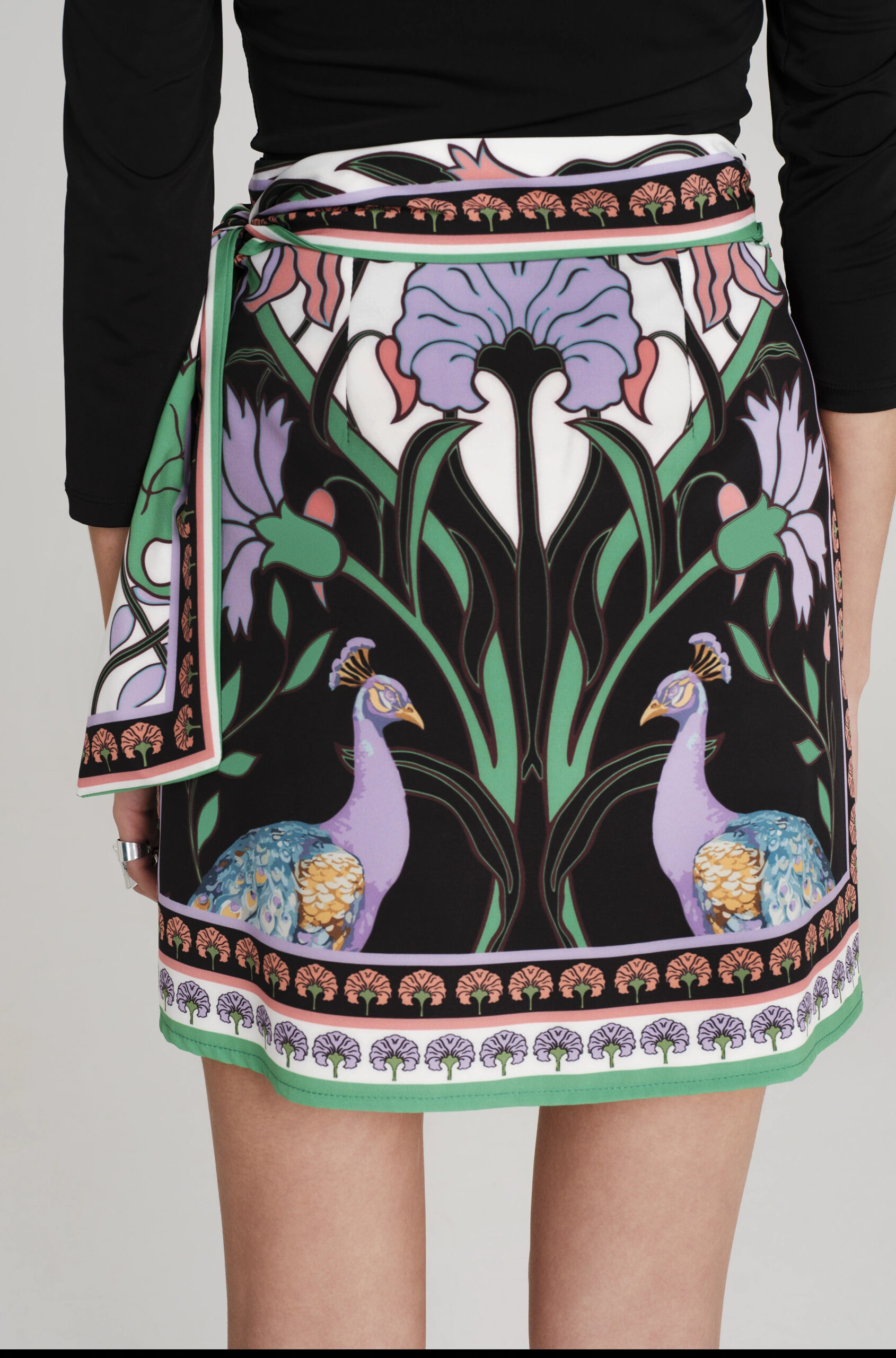 NOSTALGIA WRAP MINI SKIRT - Image 6