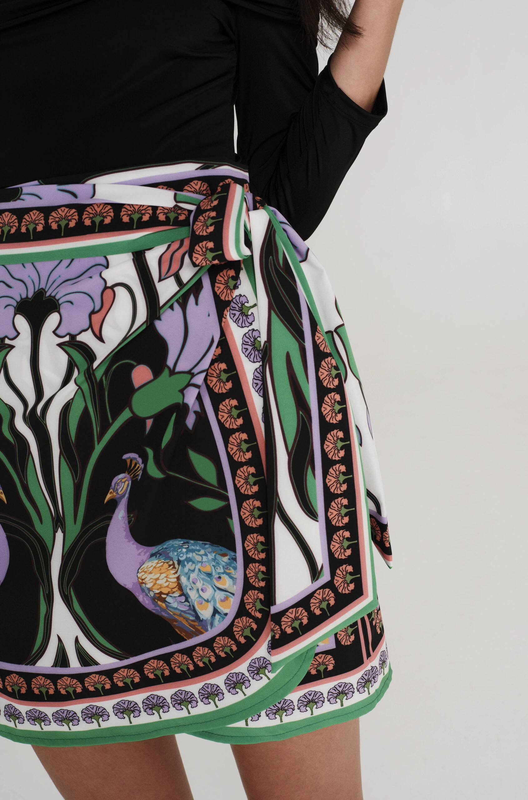 NOSTALGIA WRAP MINI SKIRT - Image 8